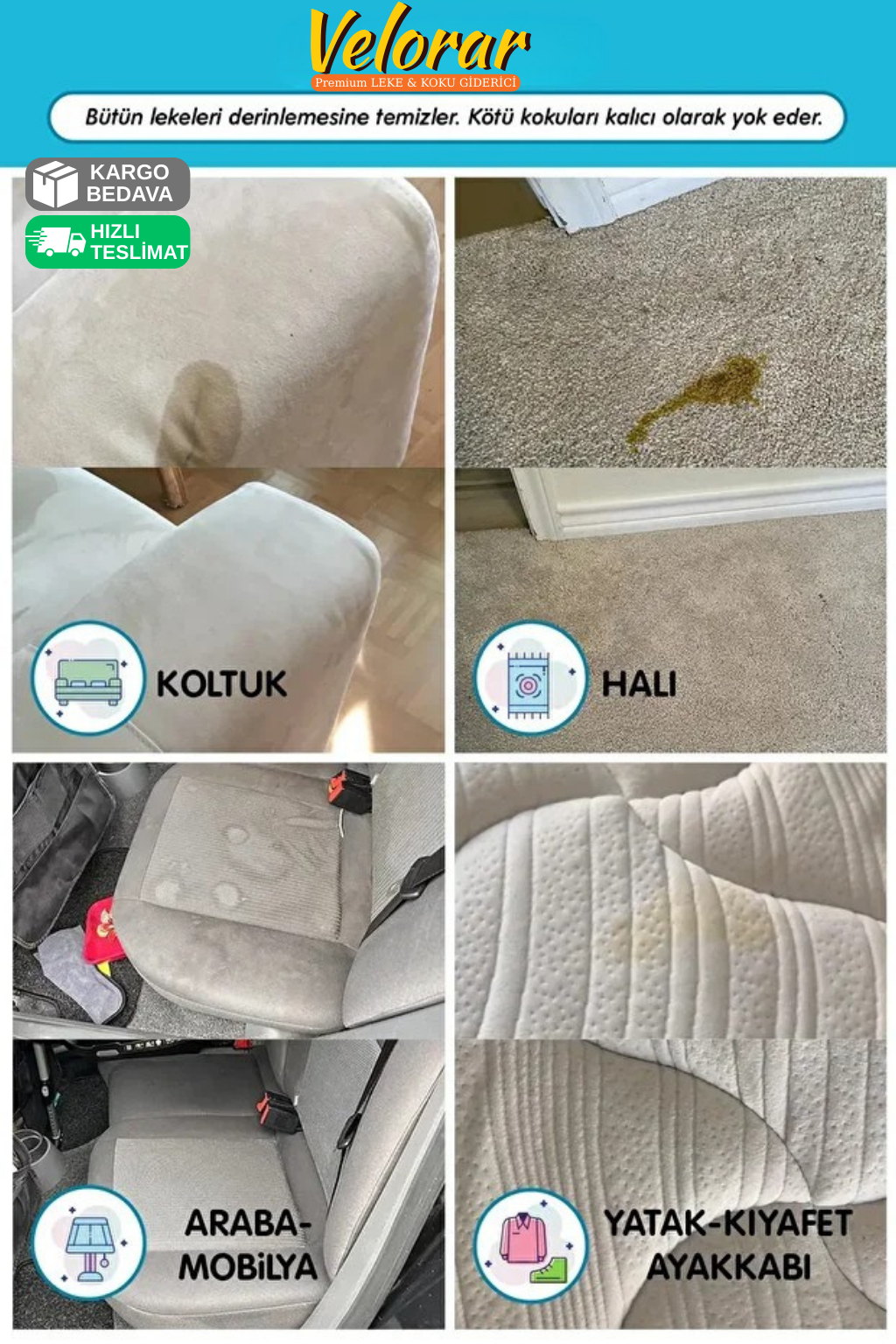İdrar Lekesi & Koku Giderici Sprey